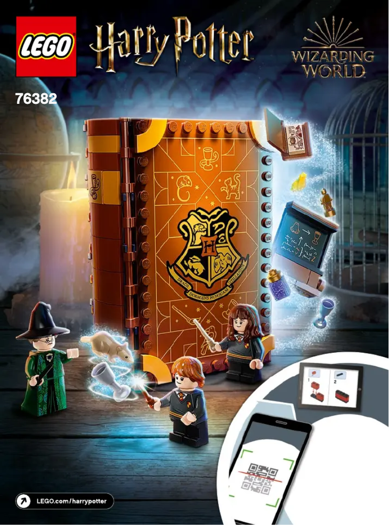 Page 1 de la notice Manuel utilisateur Lego Harry Potter 76382