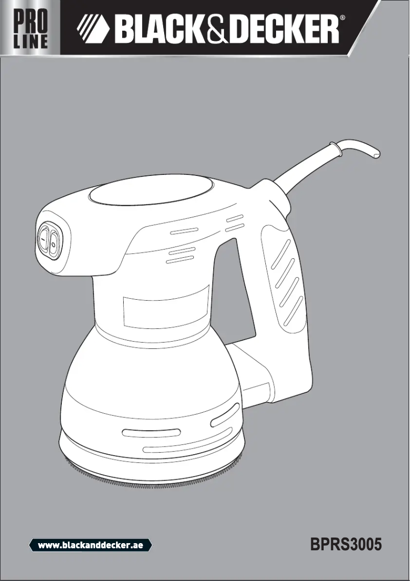 Página 1 del manual Manual de usuario Black & Decker BPRS3005