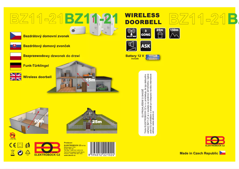 Image de la première page du manuel de l'appareil BZ11-21