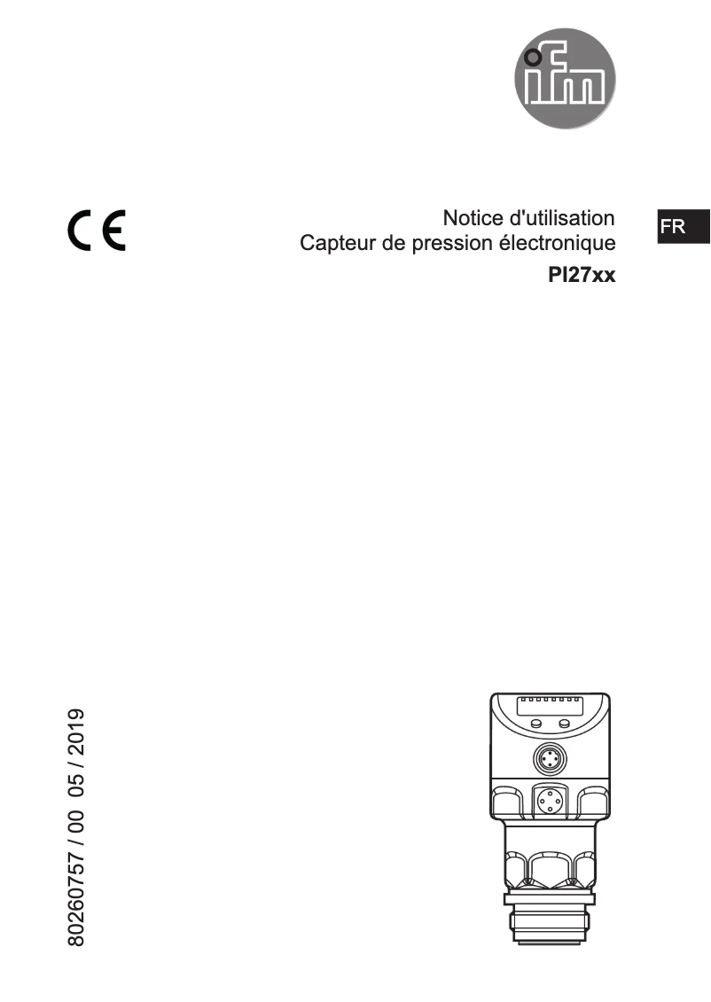 Image de la première page du manuel de l'appareil PI2794