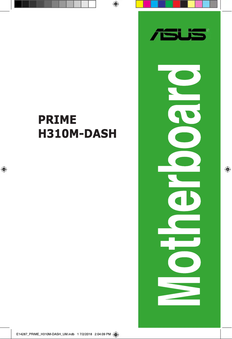 Page n°1 - Manuel utilisateur Asus Prime H310M-DASH