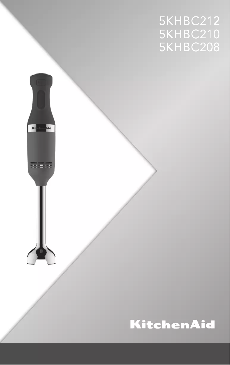 Page n°1 - Manuel utilisateur KitchenAid 5KHBC210