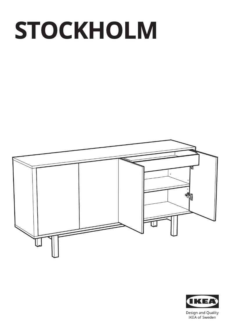 Imagen de la primera página del manual del dispositivo STOCKHOLM 402.397.21