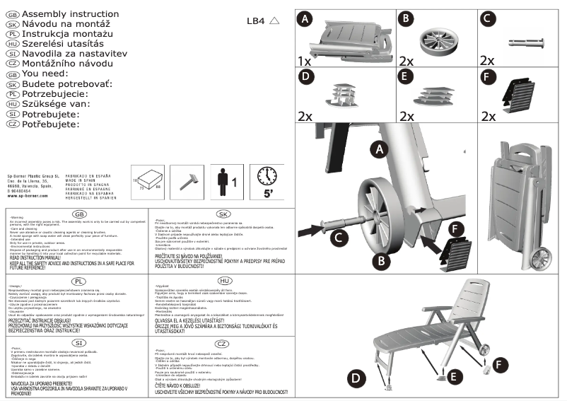 Page n°1 - Manuel utilisateur Florabest IAN 270578