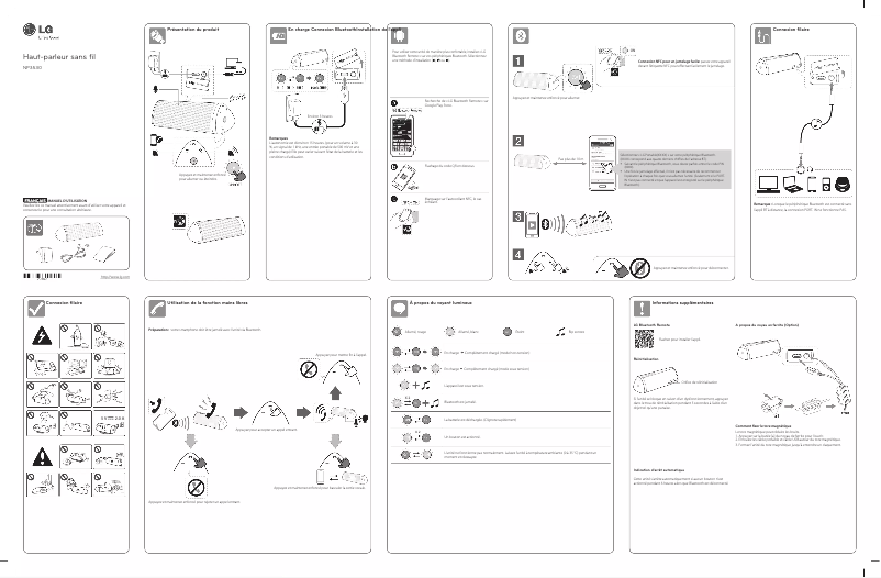 Page n°1 - Manuel utilisateur LG NP3530