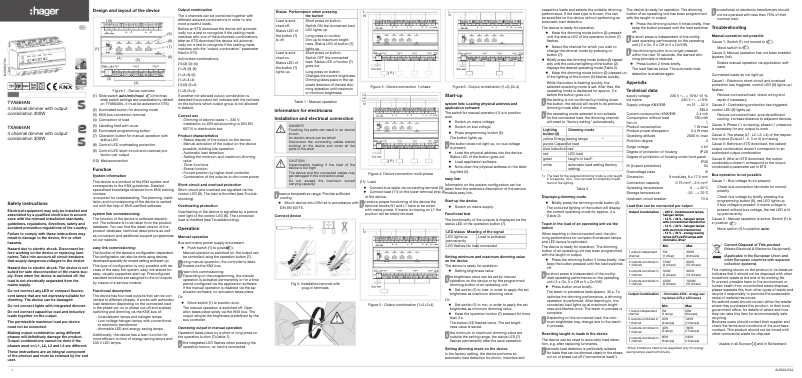 Image de la première page du manuel de l'appareil TXA664AN
