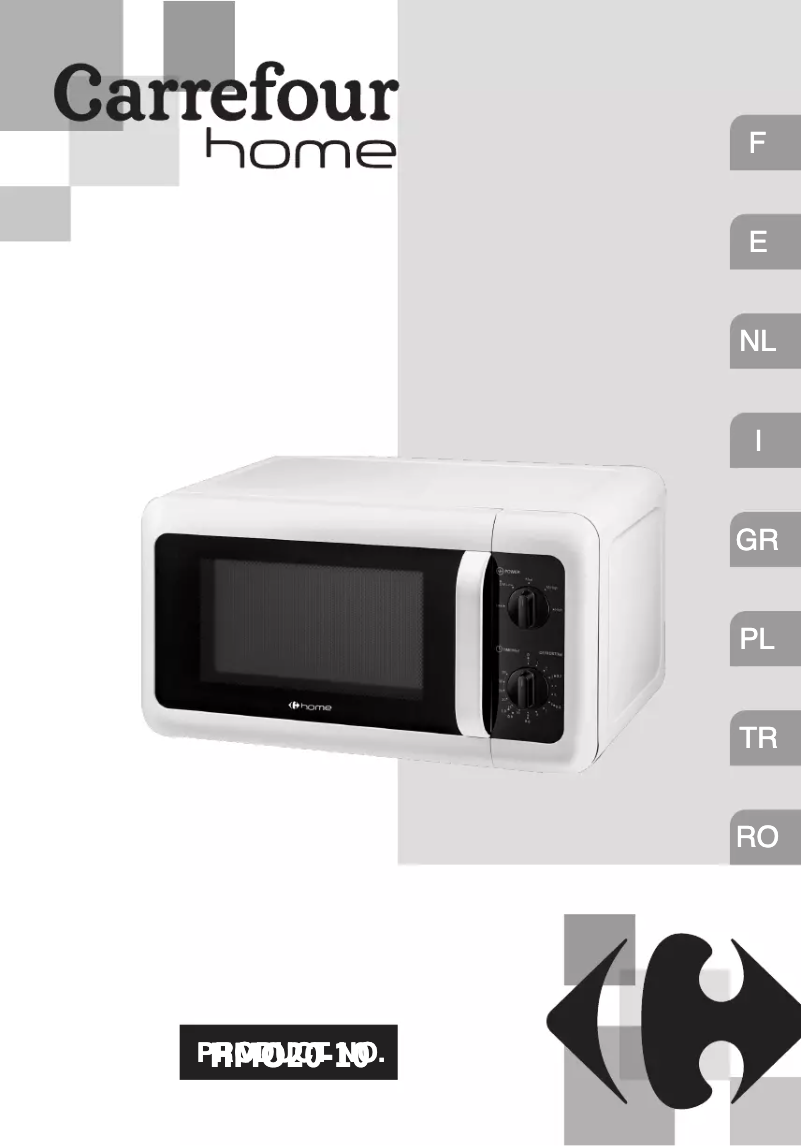 Page 1 de la notice Manuel utilisateur Carrefour Home HM020-10