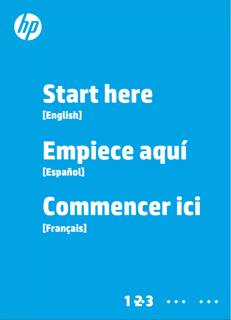 Page n°1 - Guide d'installation HP ENVY 4520