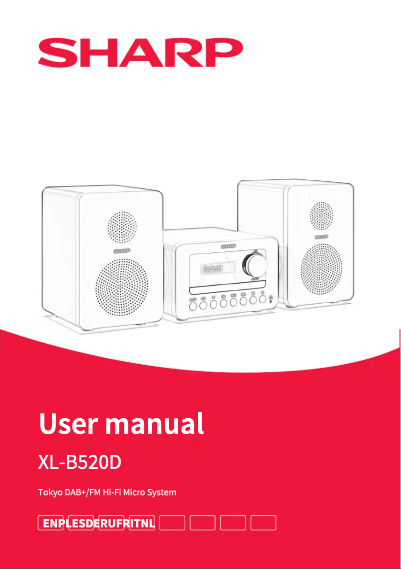Image de la première page du manuel de l'appareil XL-B520D