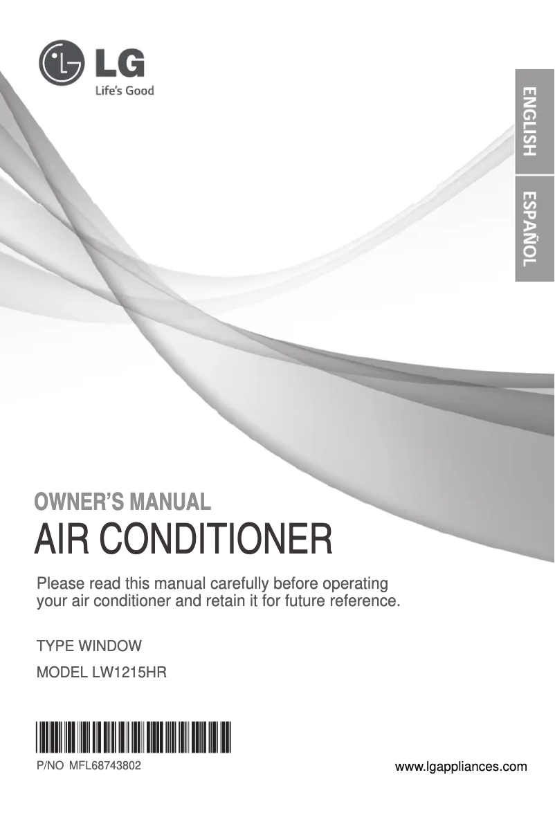 Image de la première page du manuel de l'appareil LW1215HR