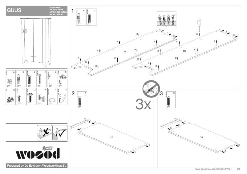 Image de la première page du manuel de l'appareil Guus