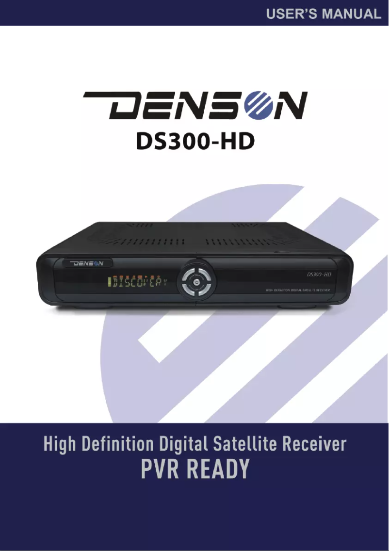 Image de la première page du manuel de l'appareil DS300-HD