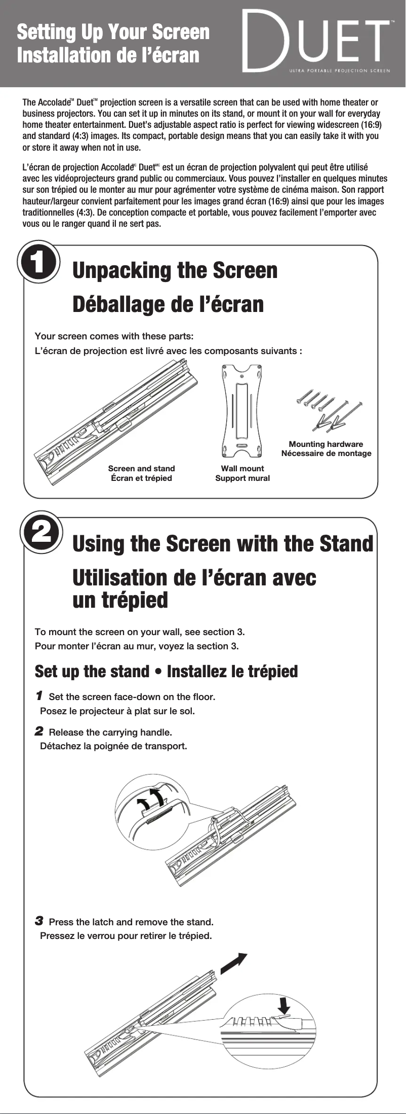 Page 1 de la notice Manuel utilisateur Epson MovieMate 30s