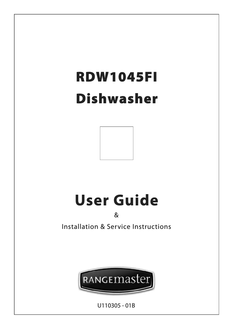 Image de la première page du manuel de l'appareil RDW1045FI