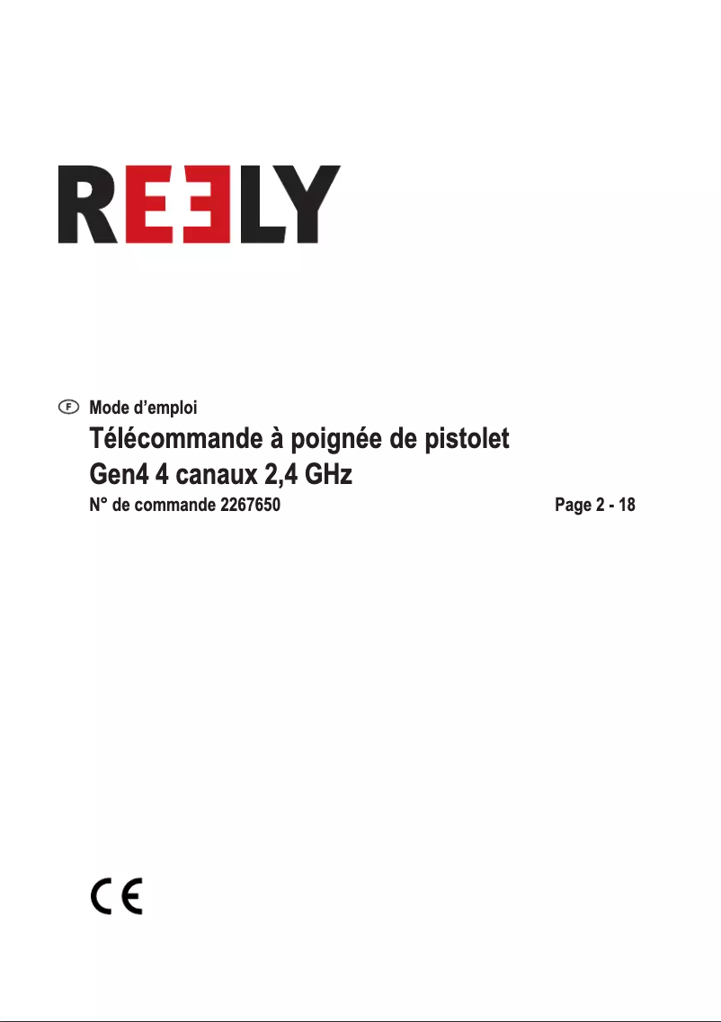 Image de la première page du manuel de l'appareil Gen4