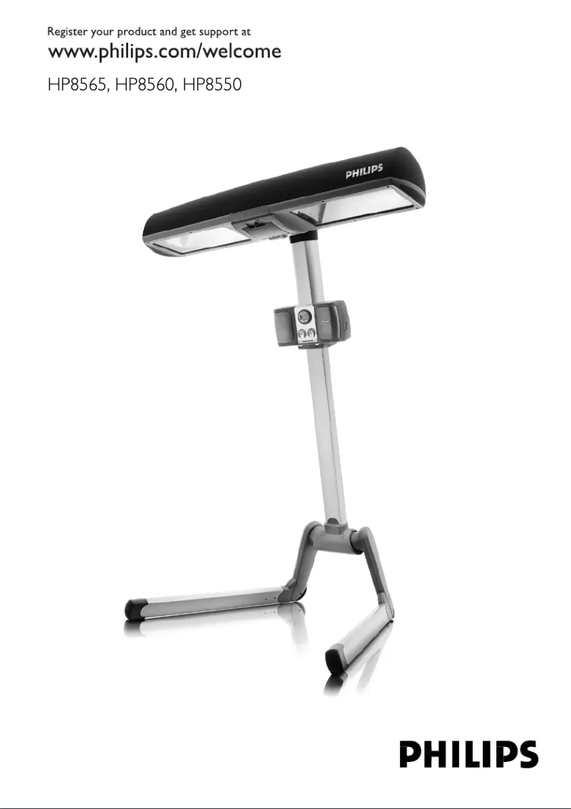 Page 1 de la notice Manuel utilisateur Philips HP 8550