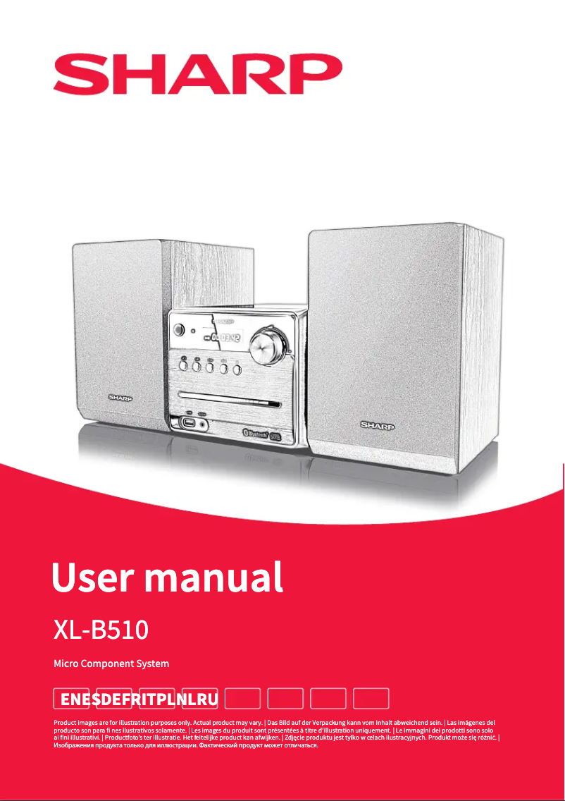 Image de la première page du manuel de l'appareil XL-B510