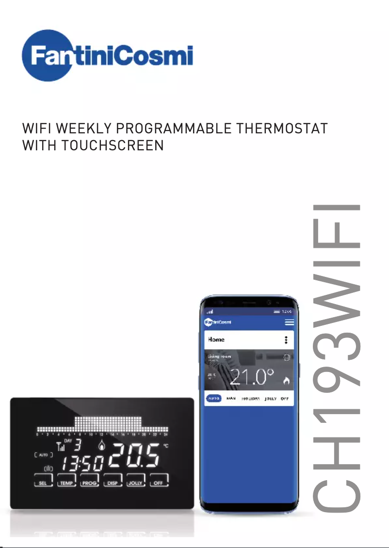 Image de la première page du manuel de l'appareil Intellitouch CH193WIFI