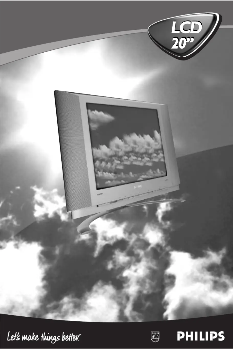 Page n°1 - Manuel utilisateur Philips 20LCD35
