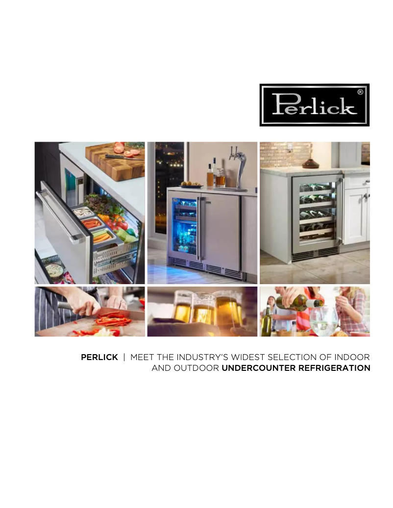 Page 1 de la notice Mode d'emploi Perlick Signature Series HP24RO36