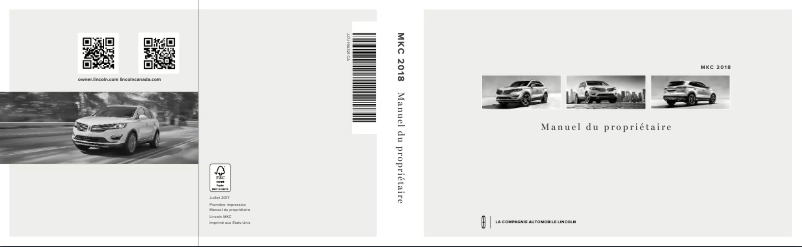 Image de la première page du manuel de l'appareil MKC (2018)