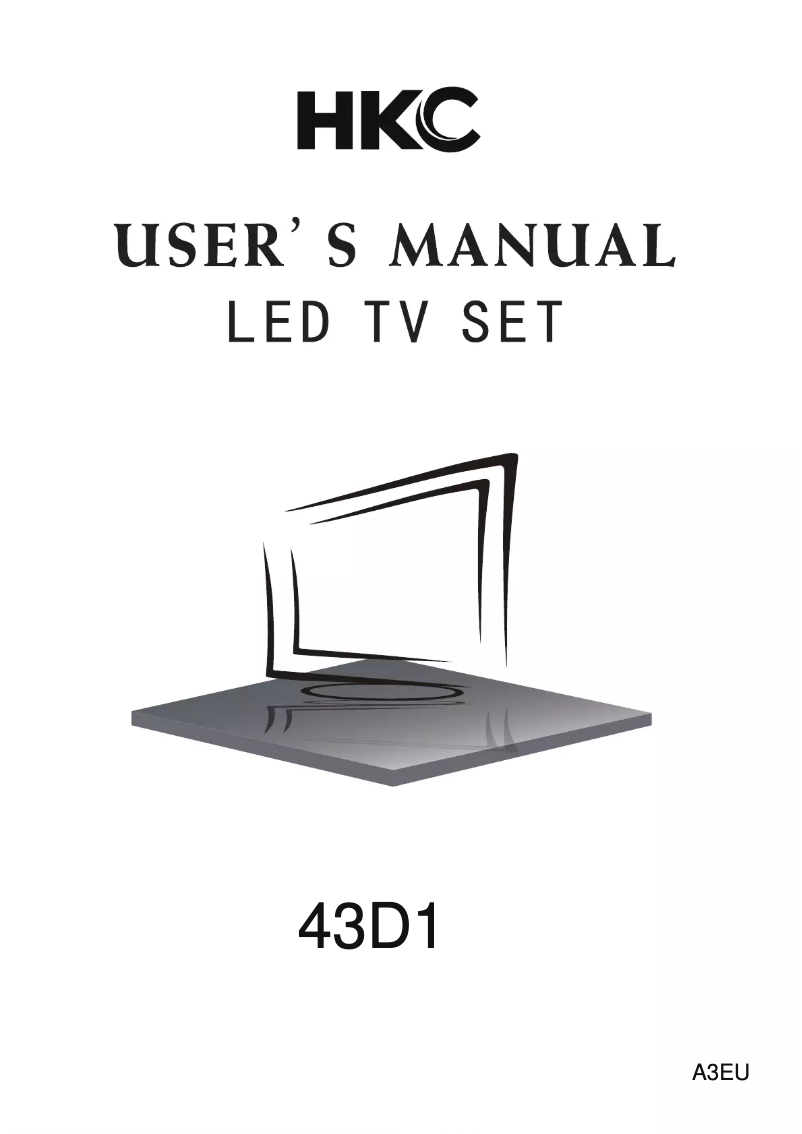 Page n°1 - Manuel utilisateur HKC 43D1