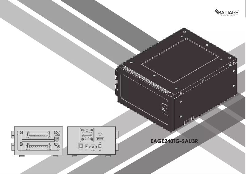 Page 1 de la notice Manuel utilisateur iStarUSA EAGE240TG-SAU3R