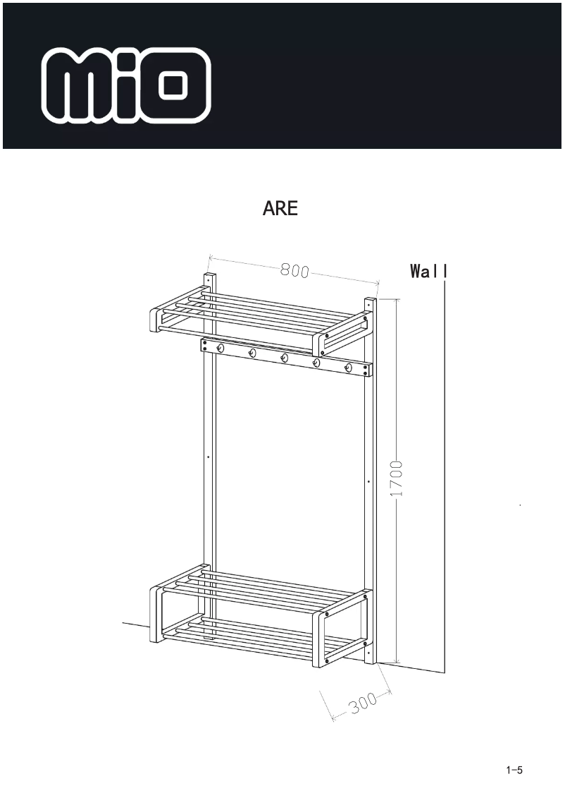 Page 1 de la notice Manuel utilisateur Mio Åre