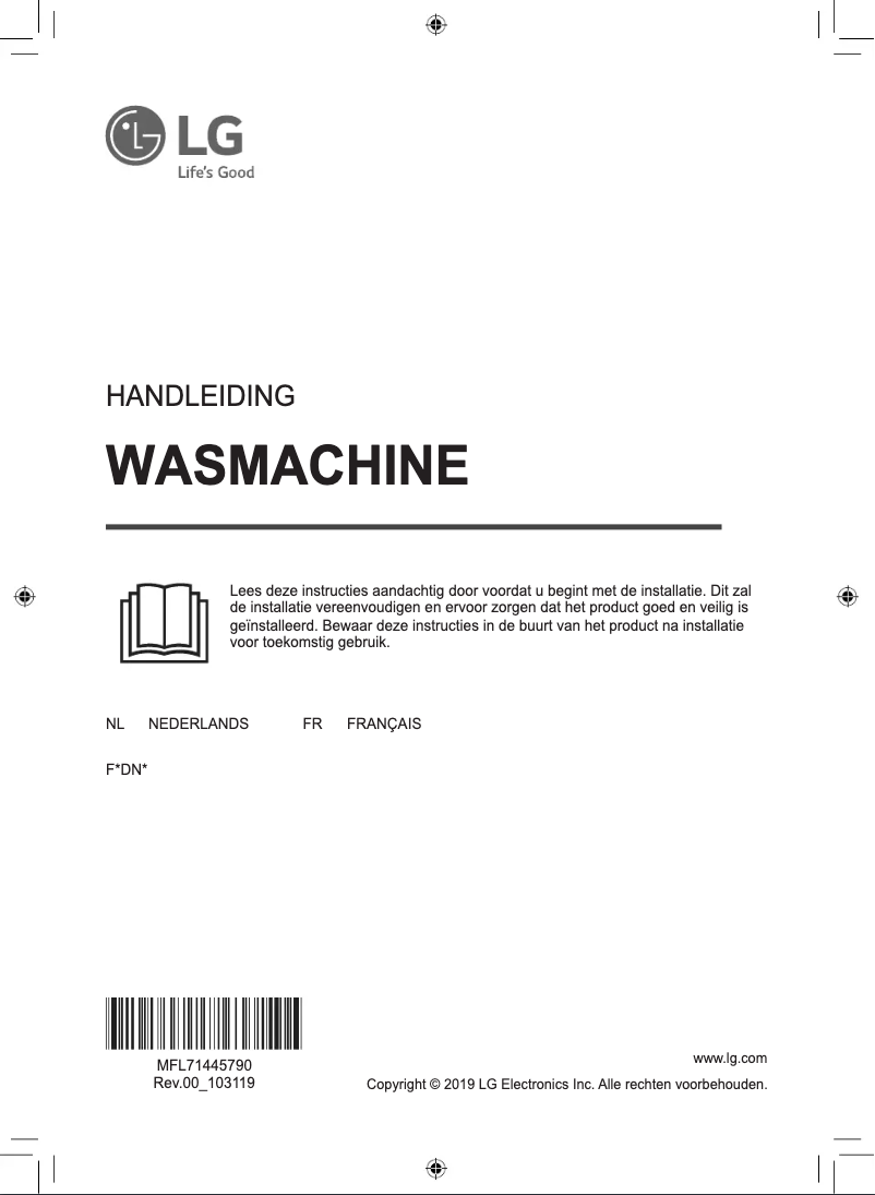 Page n°1 - Manuel utilisateur LG TurboWash F4DV910H2