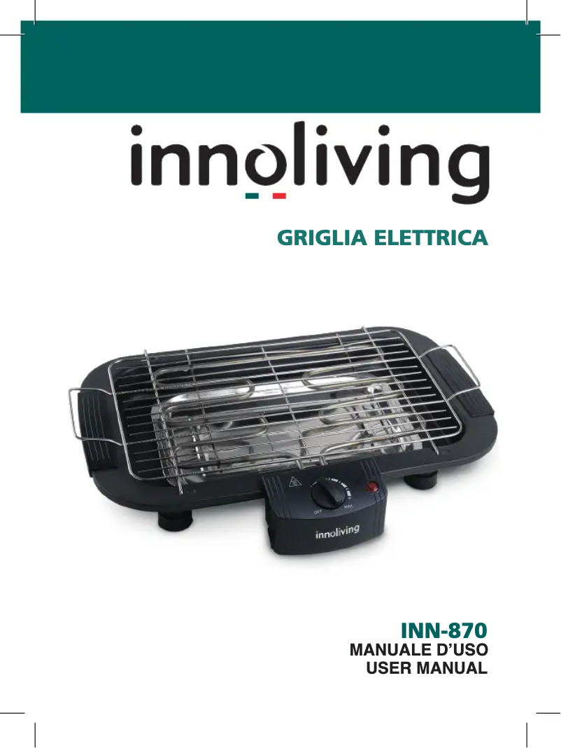 Page n°1 - Manuel utilisateur Innoliving INN-870