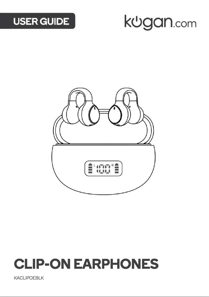 Page 1 de la notice Manuel utilisateur Kogan KACLIPOEBLK