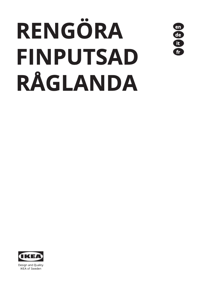 Image de la première page du manuel de l'appareil FINPUTSAD 504.756.23