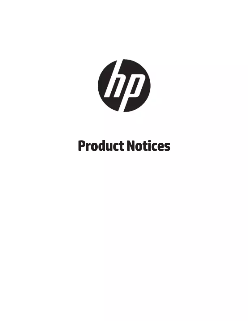Page 1 de la notice Manuel utilisateur HP Slate 10 HD