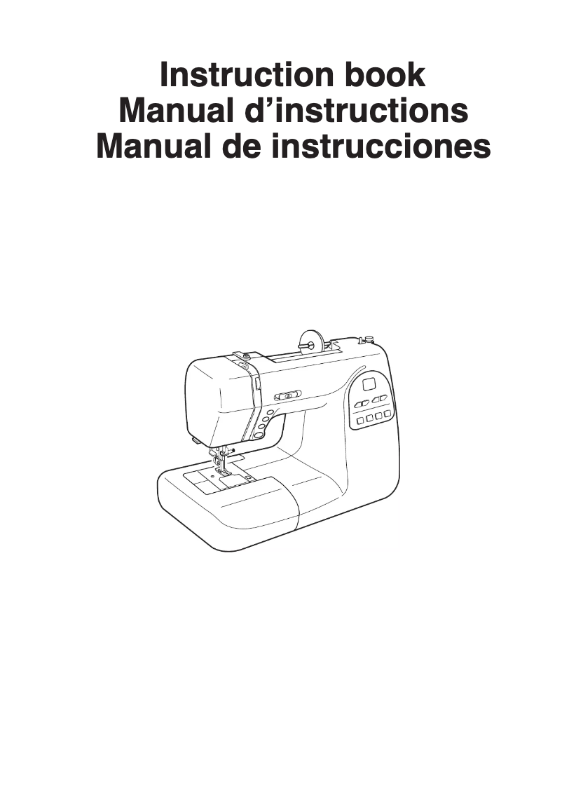 Image de la première page du manuel de l'appareil Magnolia 7360