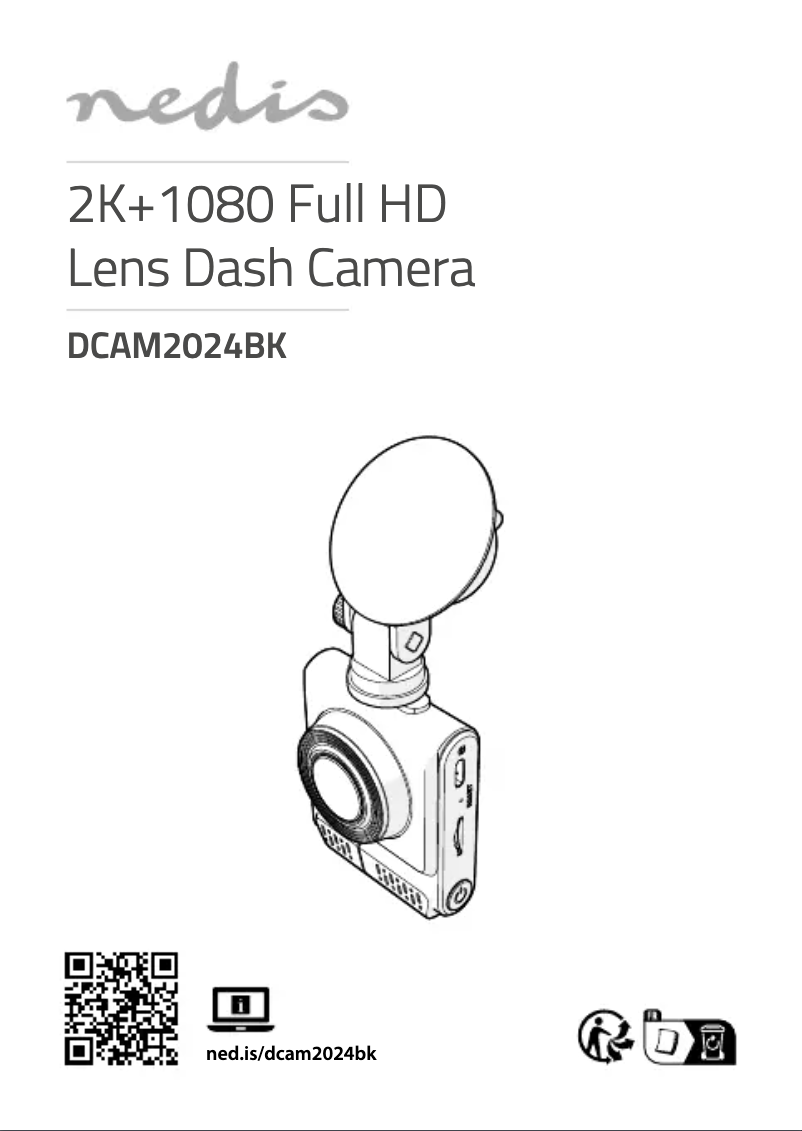 Image de la première page du manuel de l'appareil DCAM2024BK