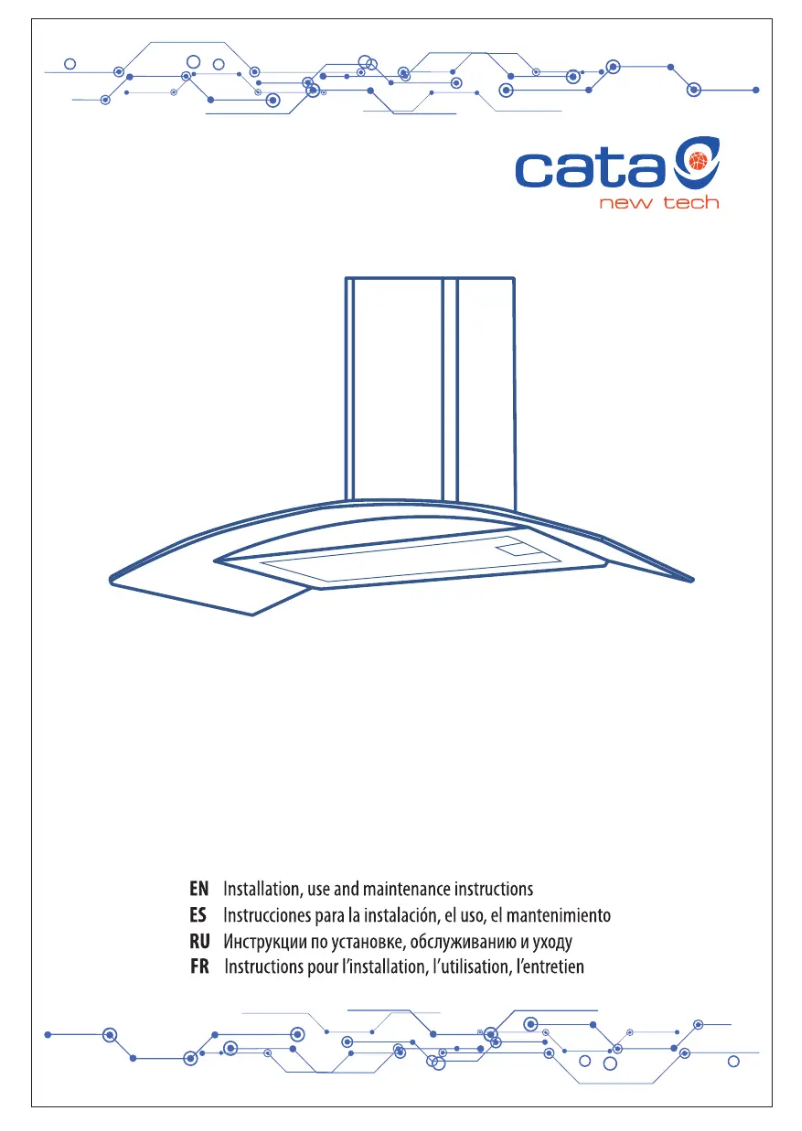 Page n°1 - Manuel utilisateur CATA CG5-T600 X