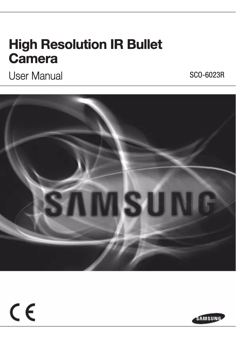 Page n°1 - Manuel utilisateur Wisenet SCO-6023R