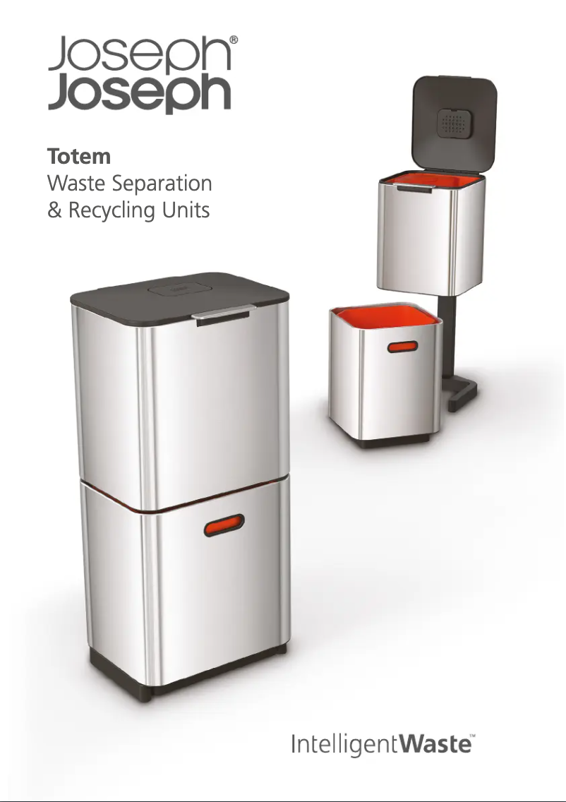 Page 1 de la notice Manuel utilisateur Joseph Joseph Totem