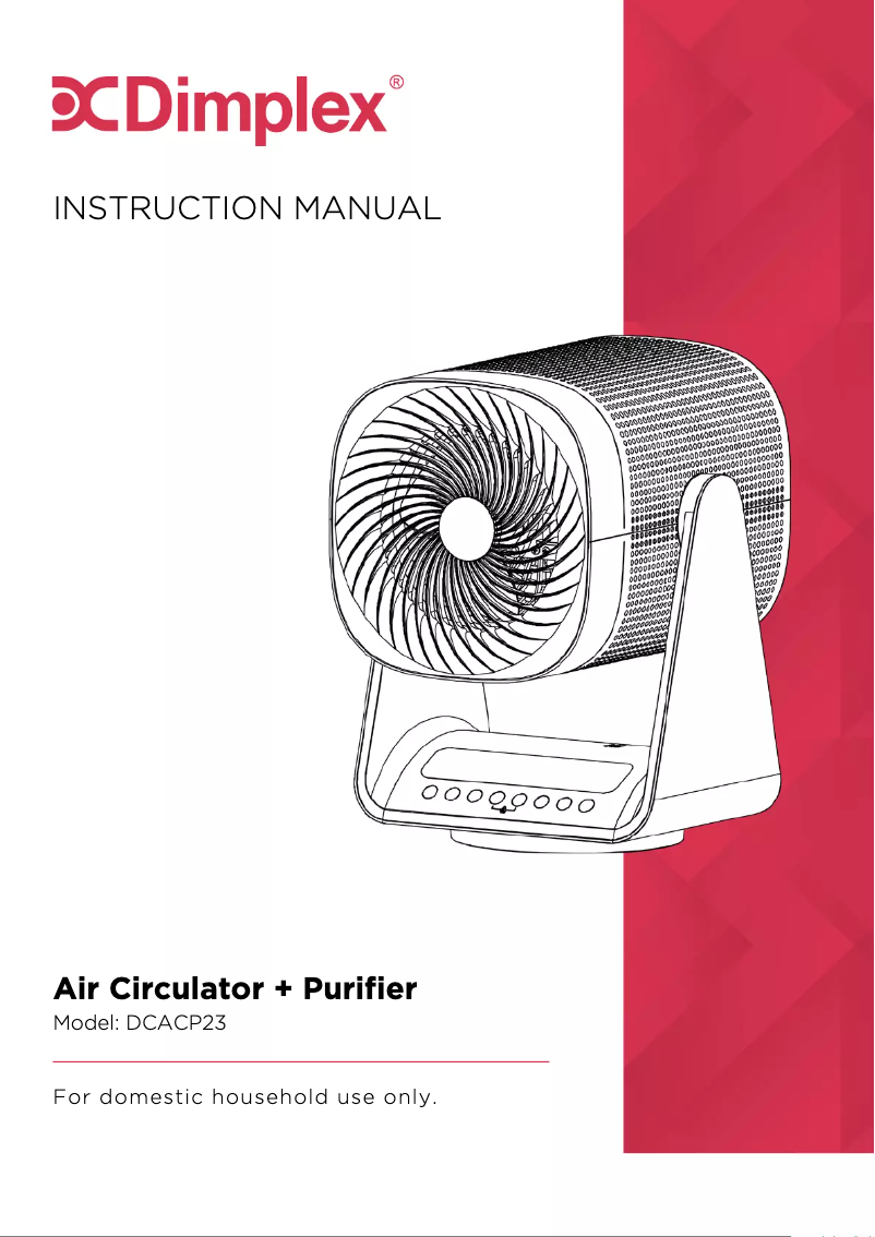 Page n°1 - Manuel utilisateur Dimplex DCACP23