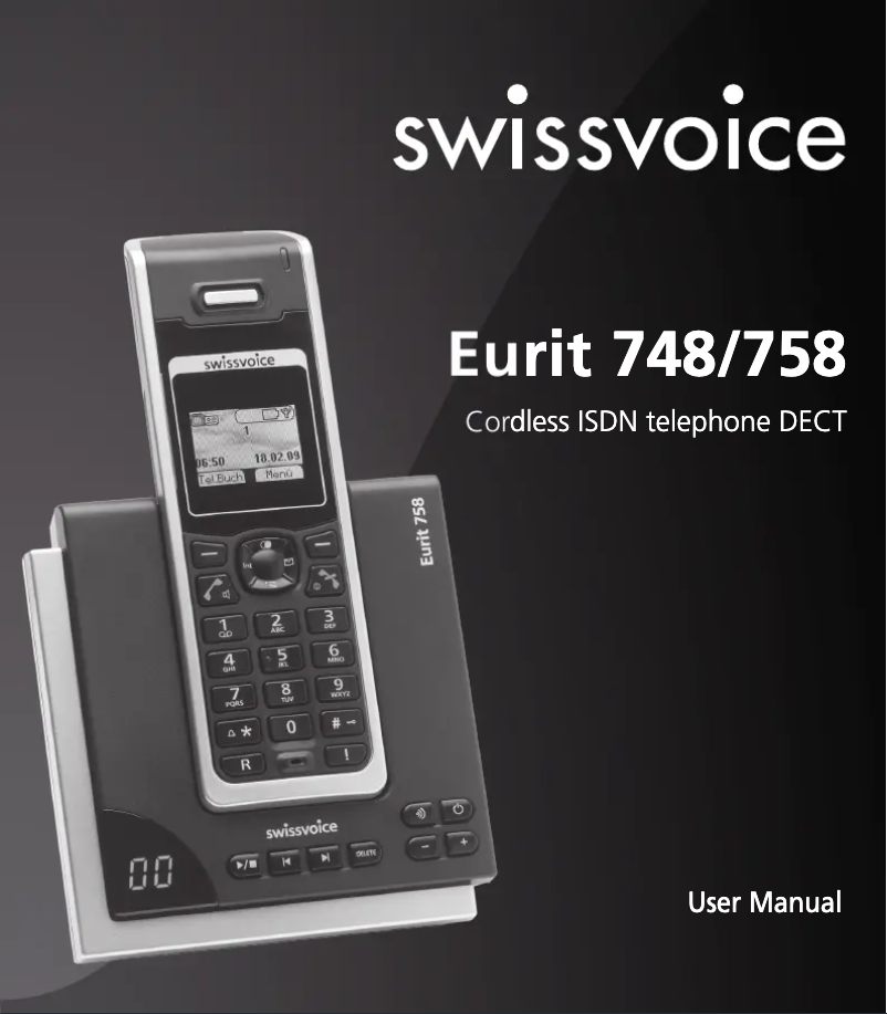 Página 1 del manual Manual de usuario Swissvoice Eurit 748