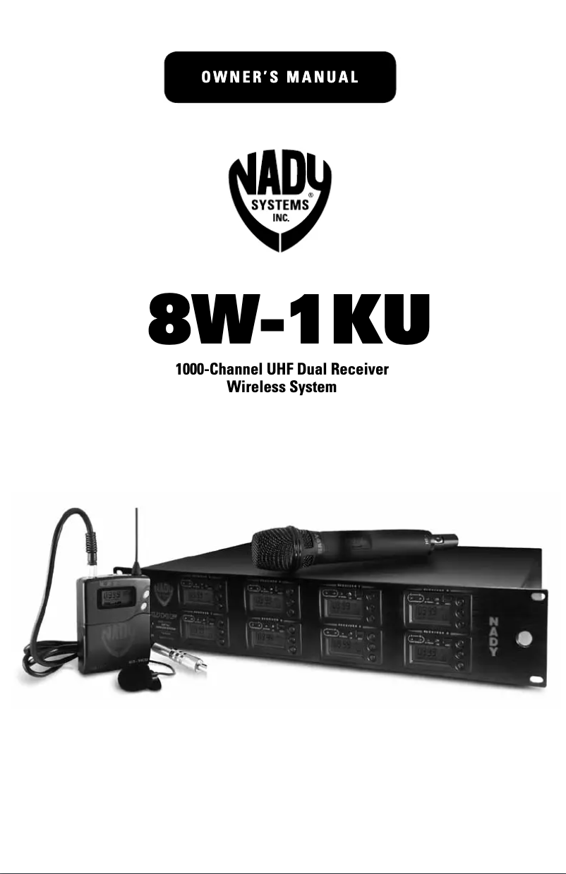 Image de la première page du manuel de l'appareil 8W-1KU