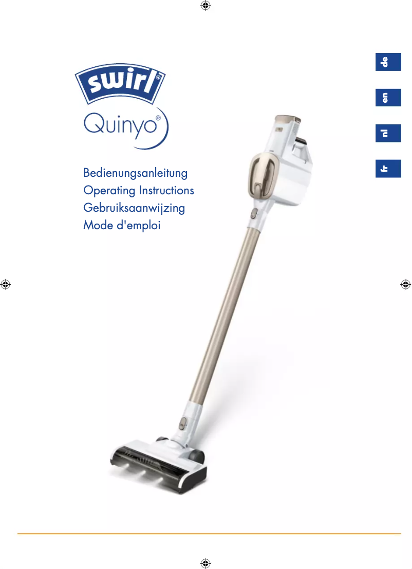 Page n°1 - Manuel utilisateur Swirl Quinyo Essential