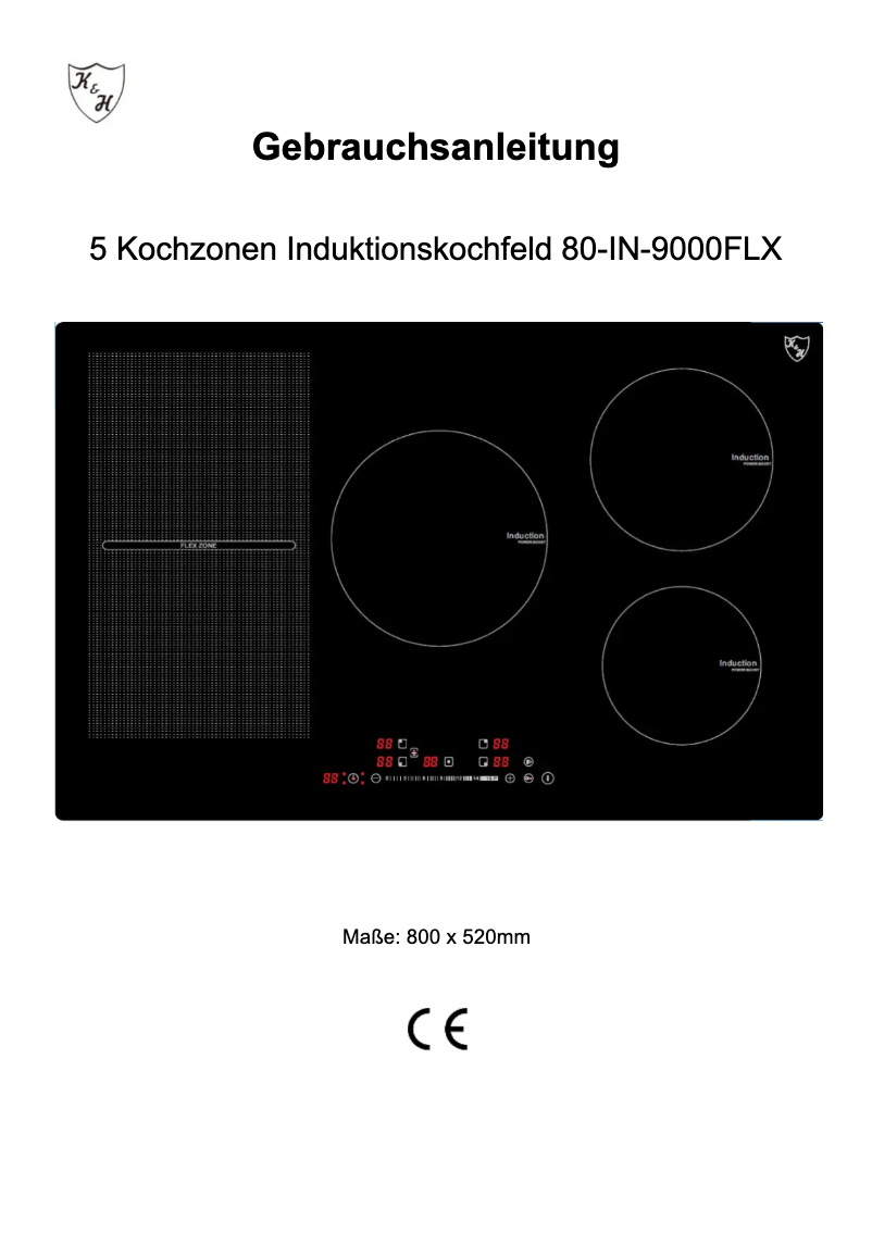 Page n°1 - Manuel utilisateur K&H 80-IN-9200FLX