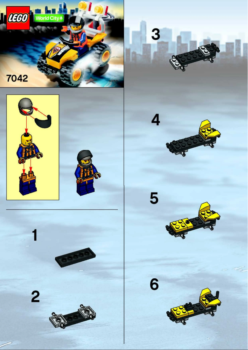 Page 1 de la notice Manuel utilisateur Lego Dune Patrol