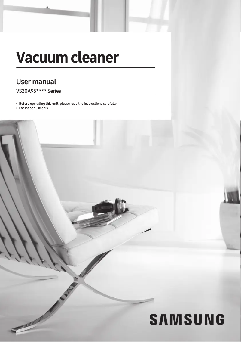 Page n°1 - Manuel utilisateur Samsung VS20A95923N