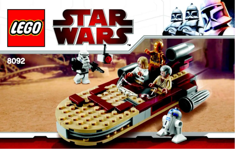 Page n°1 - Manuel utilisateur Lego Star Wars 8092