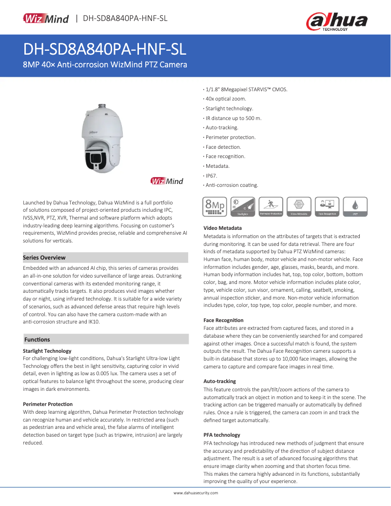 Image de la première page du manuel de l'appareil SD8A840PA-HNF-SL