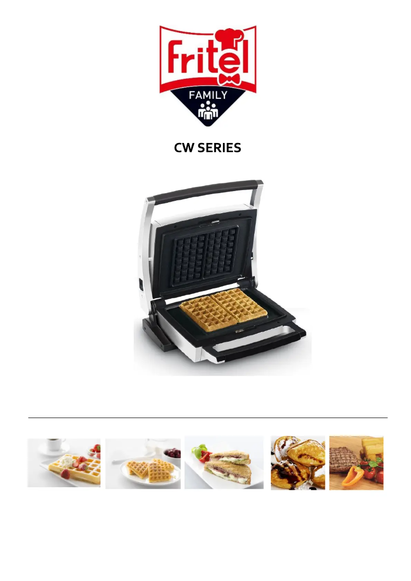 Page 1 de la notice Manuel utilisateur Fritel CW 2448