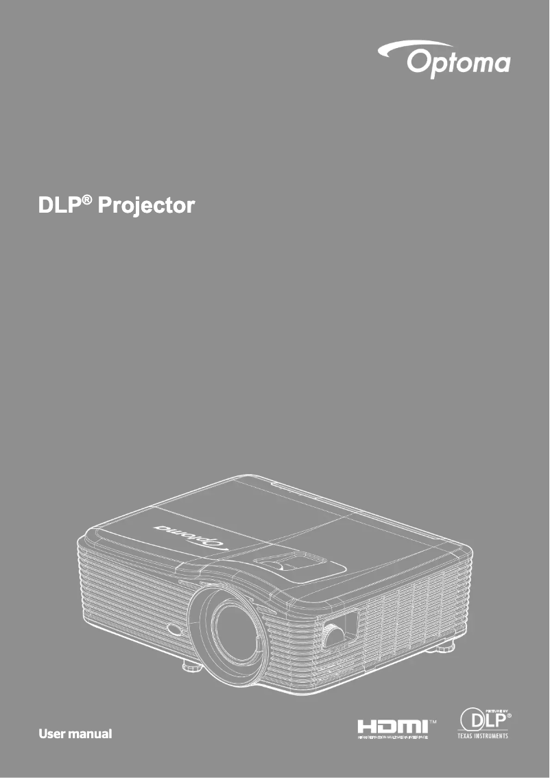 Page n°1 - Manuel utilisateur Optoma WU515TST