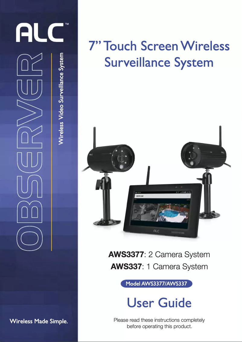 Página 1 del manual Manual de usuario ALC AWS3377